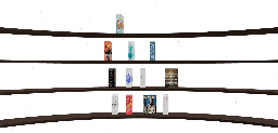 Scrolling through 3D social shelves